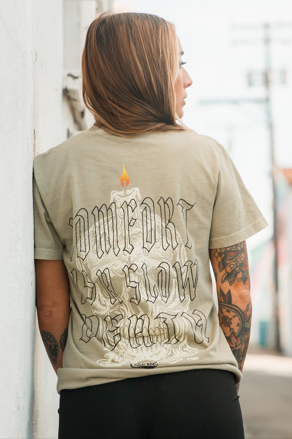 Comfort is a Slow Death - Tan Premium Tee MENS ATHLETIC TEE