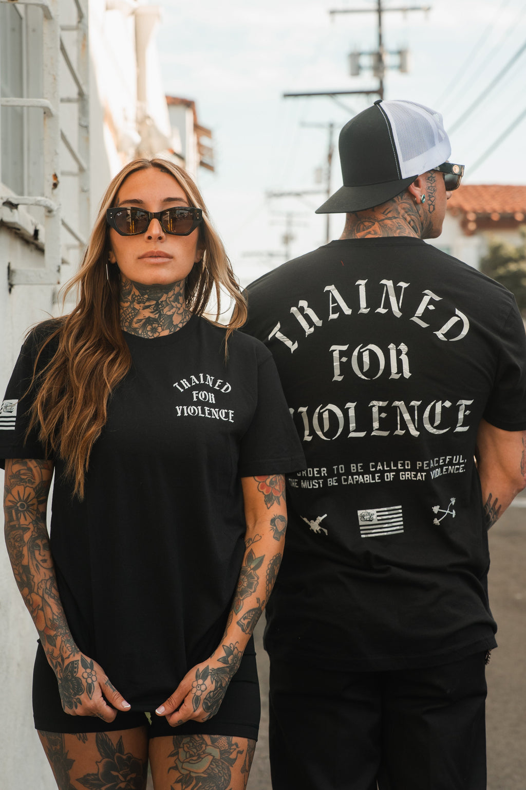 Trained for Violence - Tee UNISEX MENS