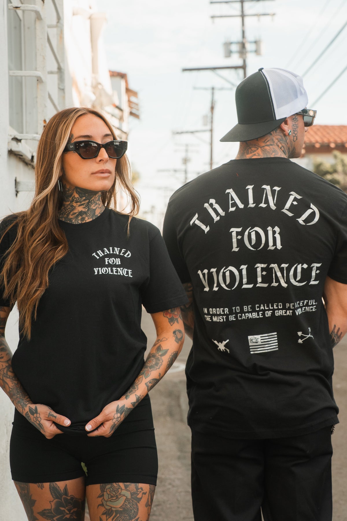 Trained for Violence - Tee UNISEX MENS