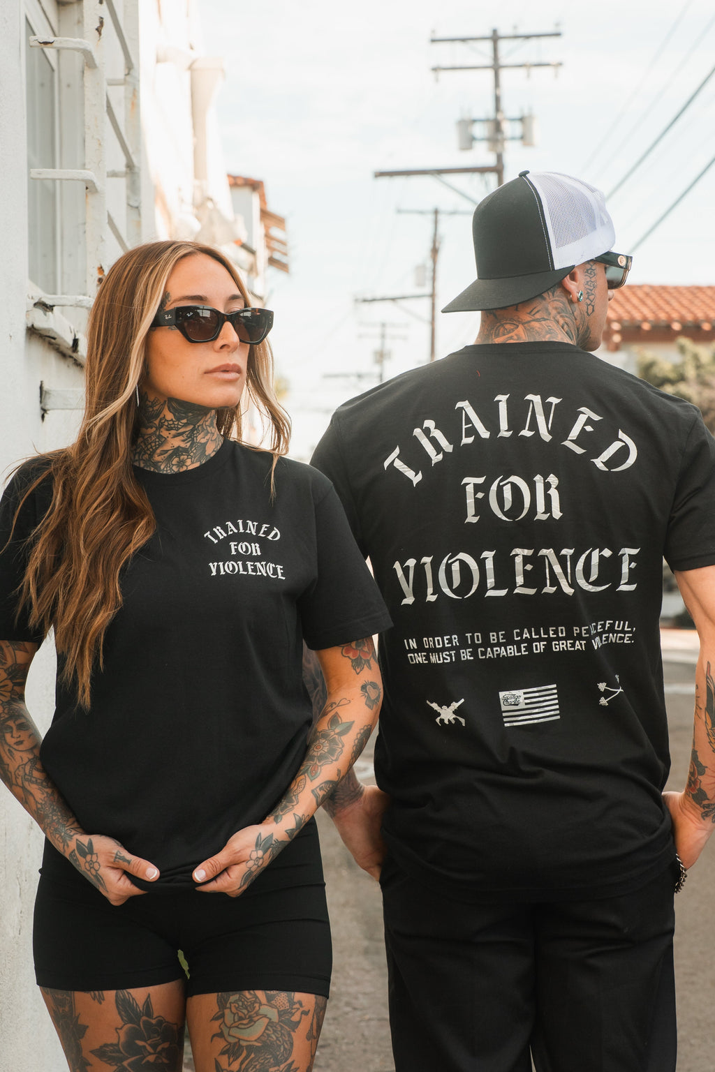 Trained for Violence - Tee UNISEX MENS