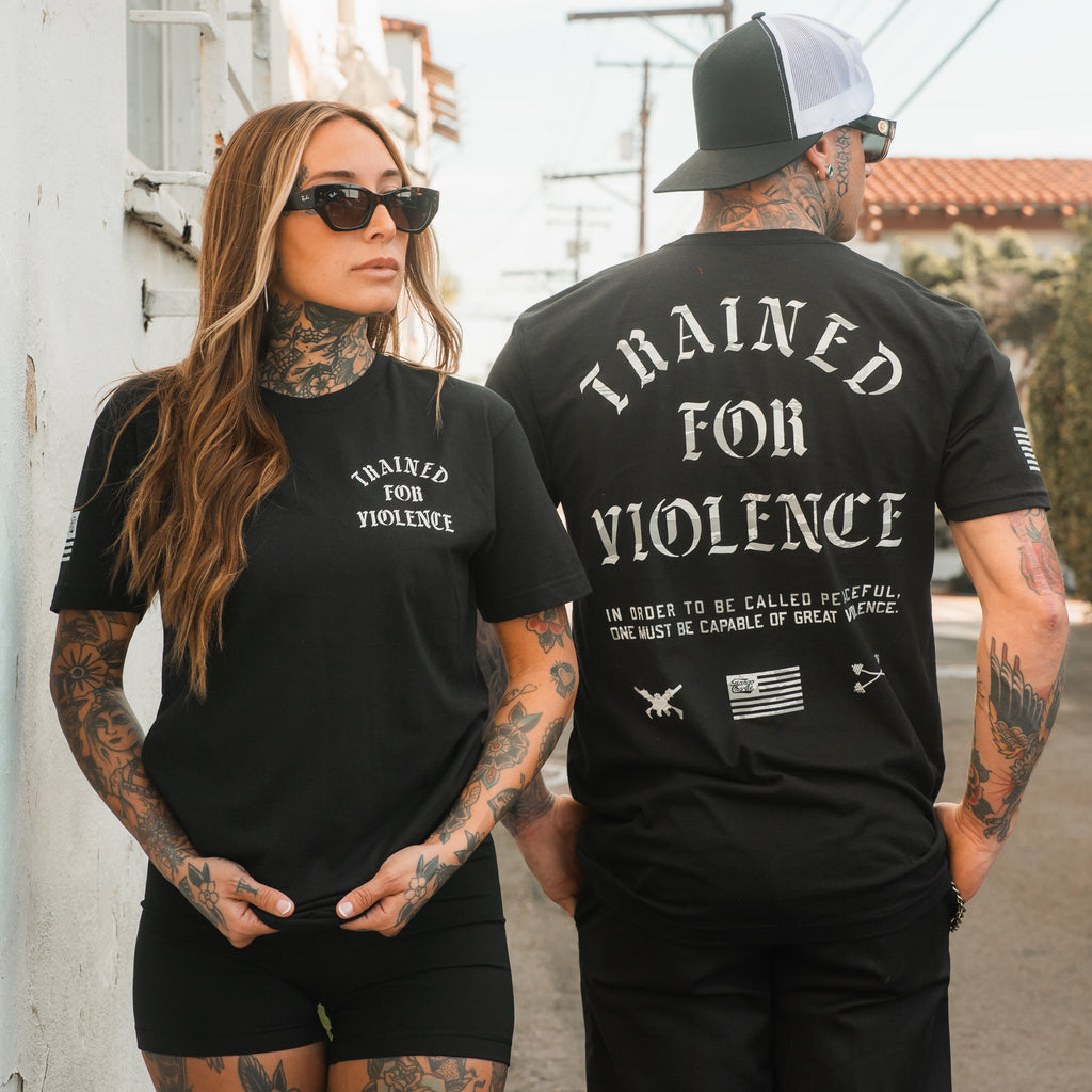 Trained for Violence - Tee UNISEX MENS