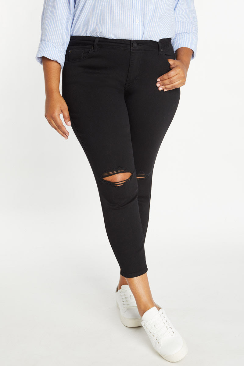 High Rise Destructed Ankle Grazer