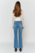 High Rise Ankle Bootcut Jeans