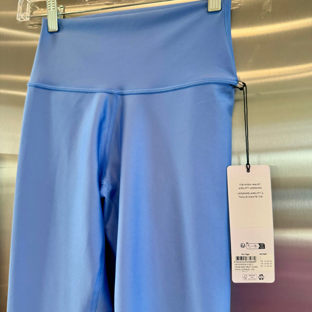 Alo 7/8 Airlift High Waist Legging - Crystal Clear Blue