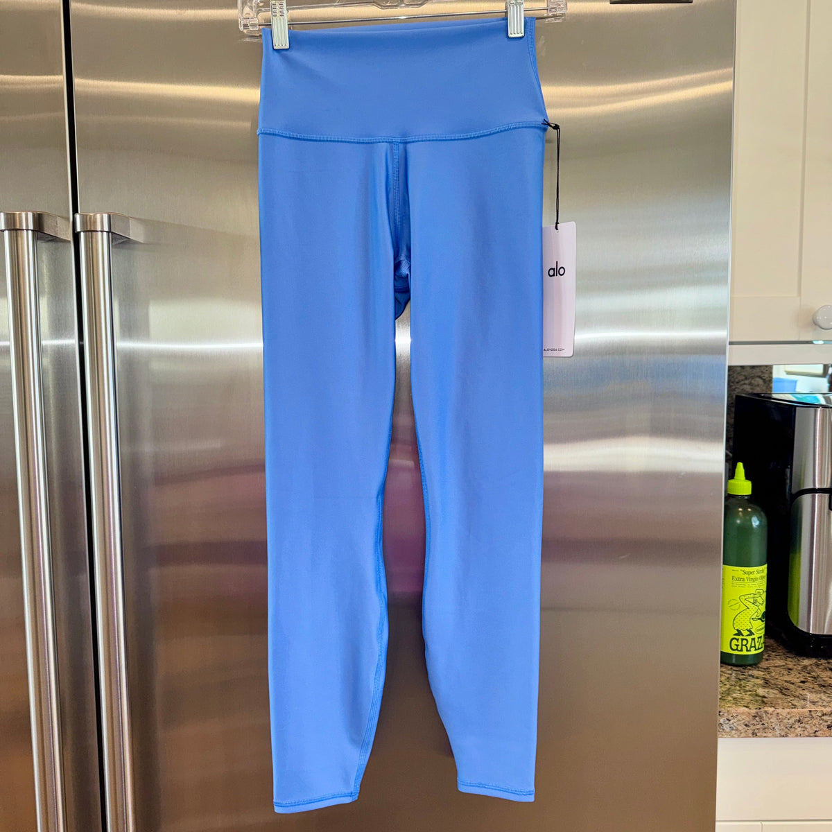 Alo 7/8 Airlift High Waist Legging - Crystal Clear Blue