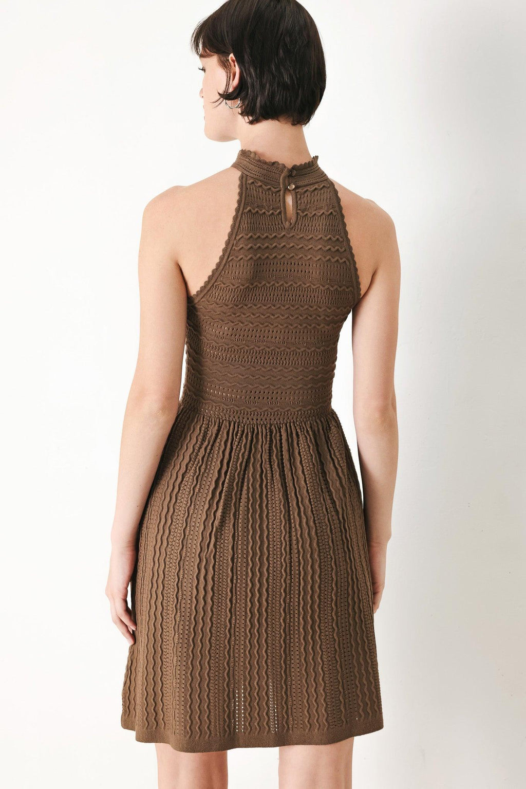 SWEET LATTE SWEATER KNIT MINI DRESS