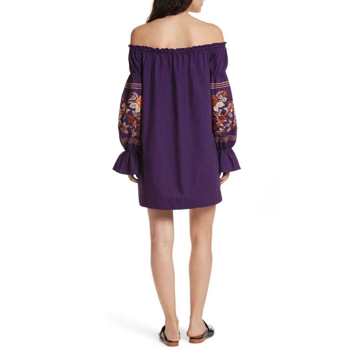 Fleur Du Jour Mini Dress in Purple