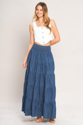 SUMMER SIMPLICITY LIGHTWEIGHT MAXI SKIRT