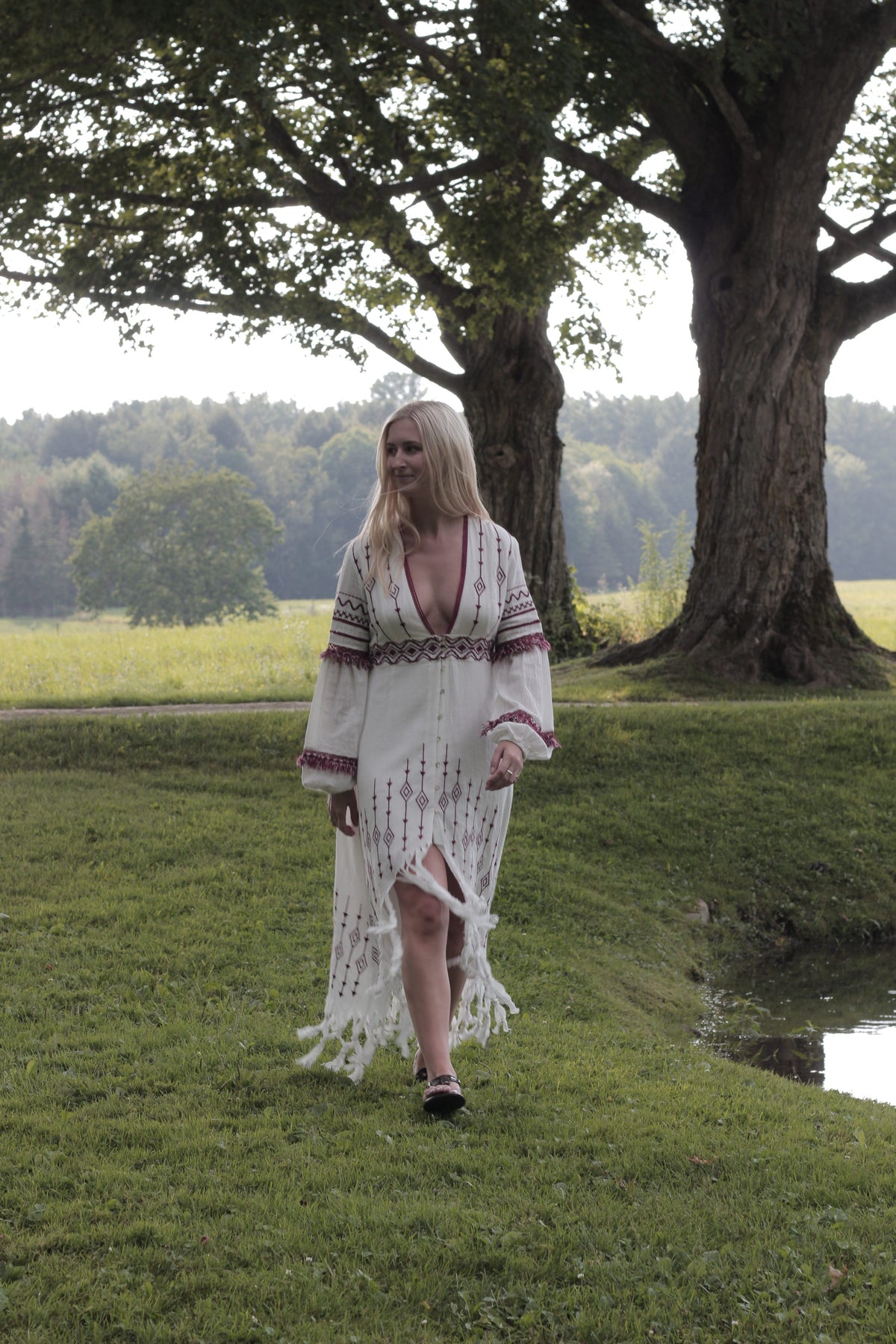 Free We Roam Midi Dress