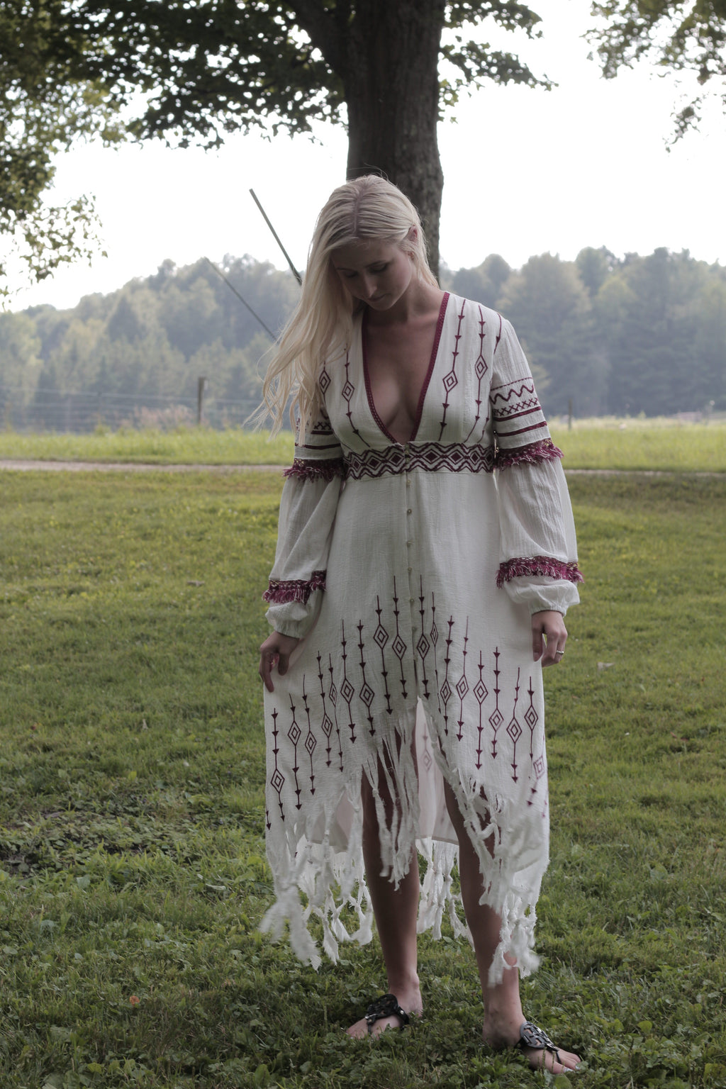 Free We Roam Midi Dress