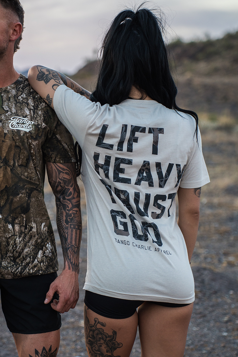 Lift Heavy. Trust God. - Tee MENS