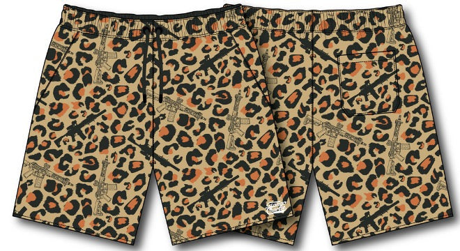 Loaded Leopard printed Men's Performance Training Shorts | 5.5"