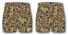 🐆 Super Cute Loaded Leopard  printed Women's High-Waisted Seamless Front Compression Training Shorts |