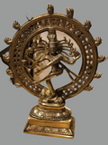 Dancing Shiva Nataraja Brass Statue