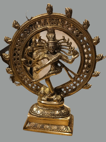 Dancing Shiva Nataraja Brass Statue