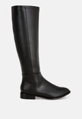 Quartet Low Heel Knee High Boots