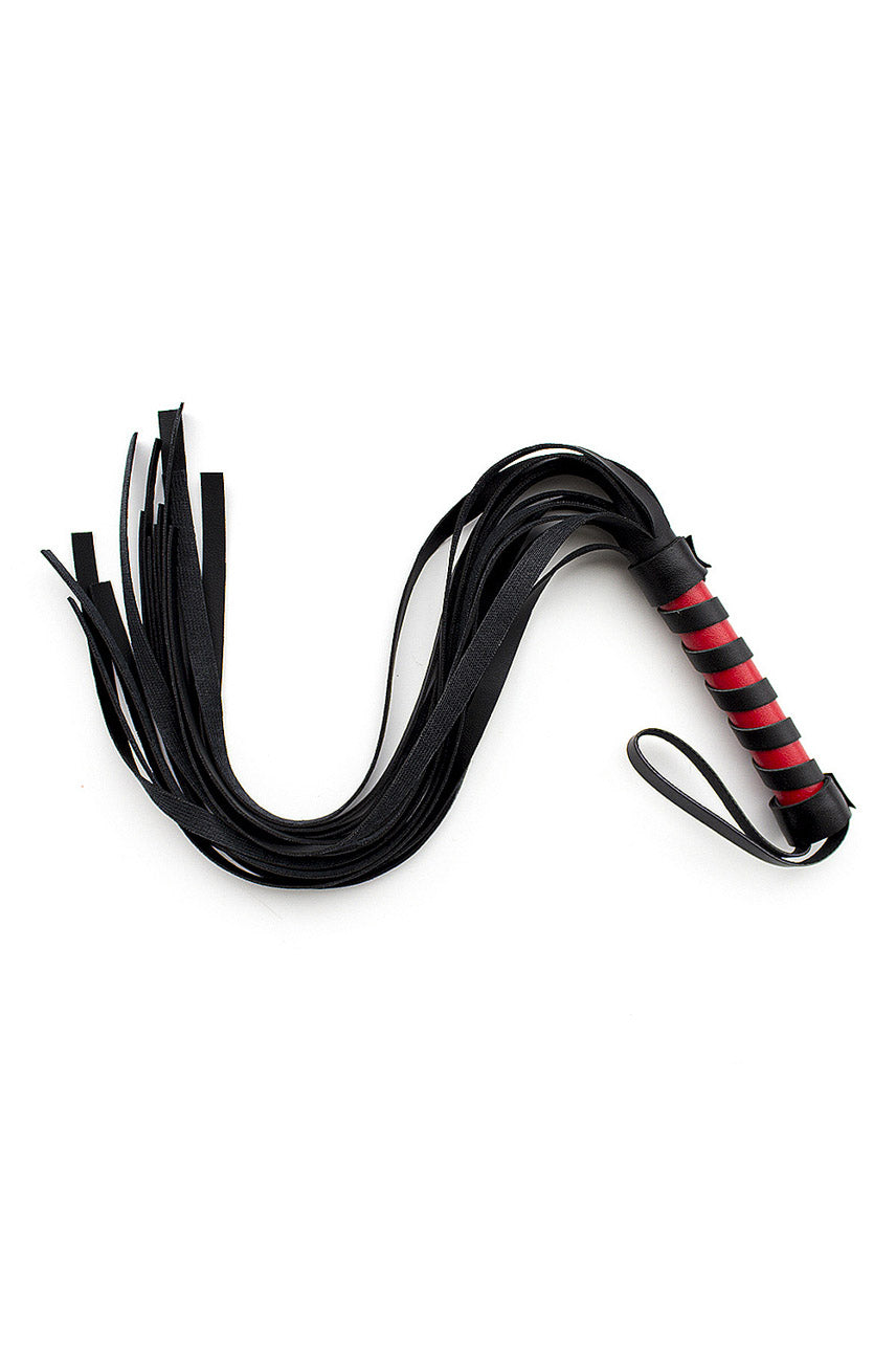 Leather Flogger Whip
