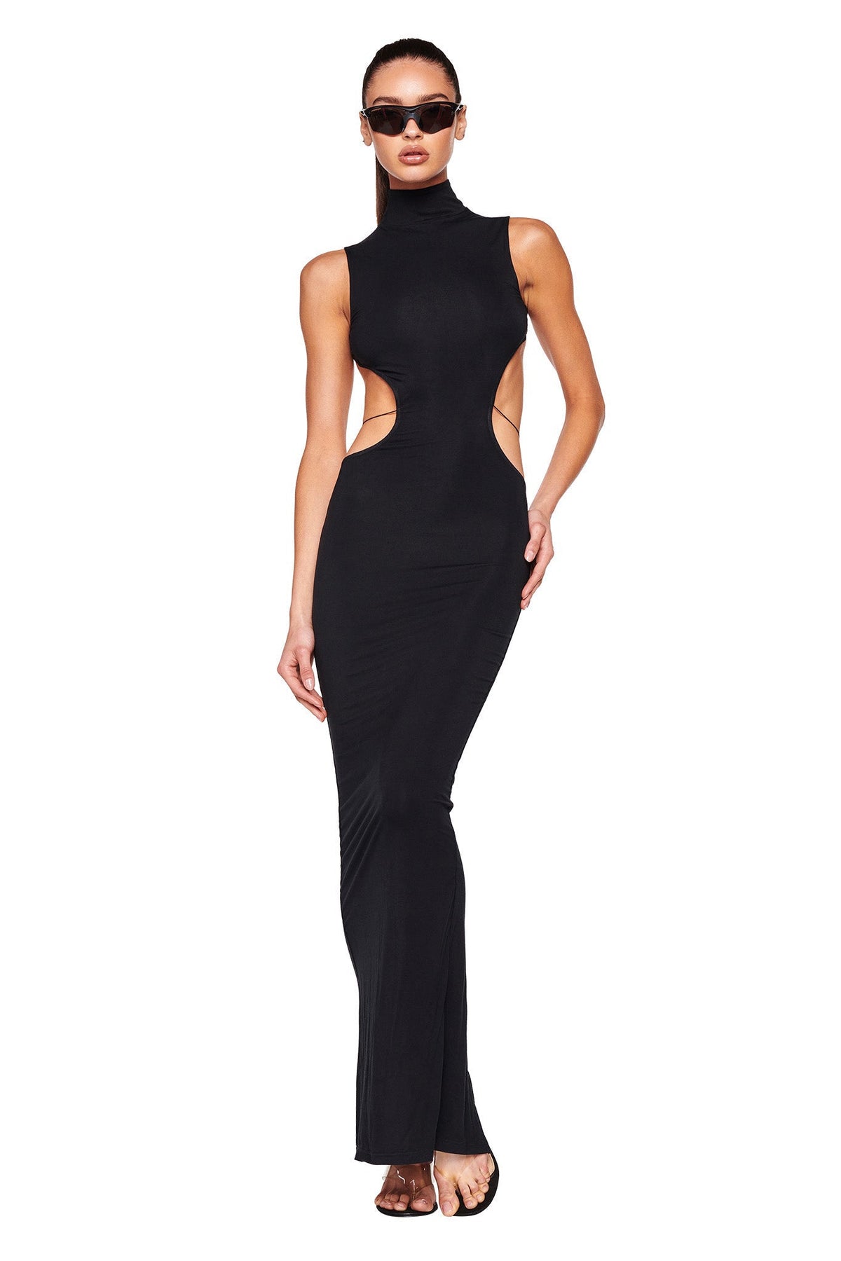 Backless Floor Length Dress