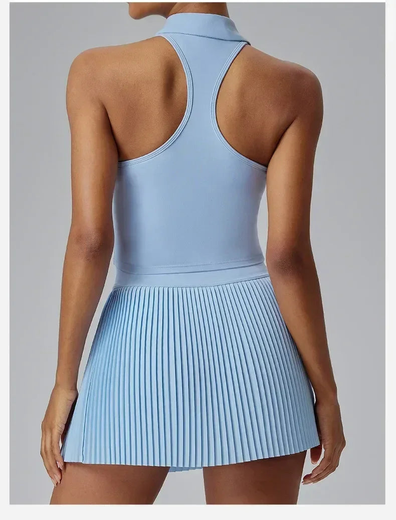 Quick-drying Tennis Trousers Skirt Fitness Half-body Pleated