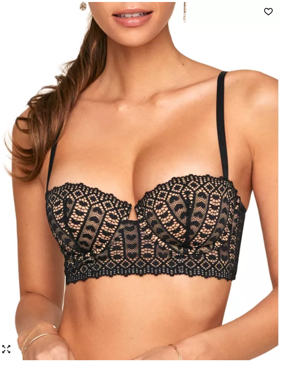 Adore Me Nymphadora Womens Contour Balconette Bra, 38DD