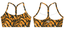 🐅Tiger Snipe printed Y-Back Sports Bra |🐅
