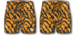 🐅Tiger Snipe printed Women's High-Waisted Seamless Front Compression Training Shorts |🐅