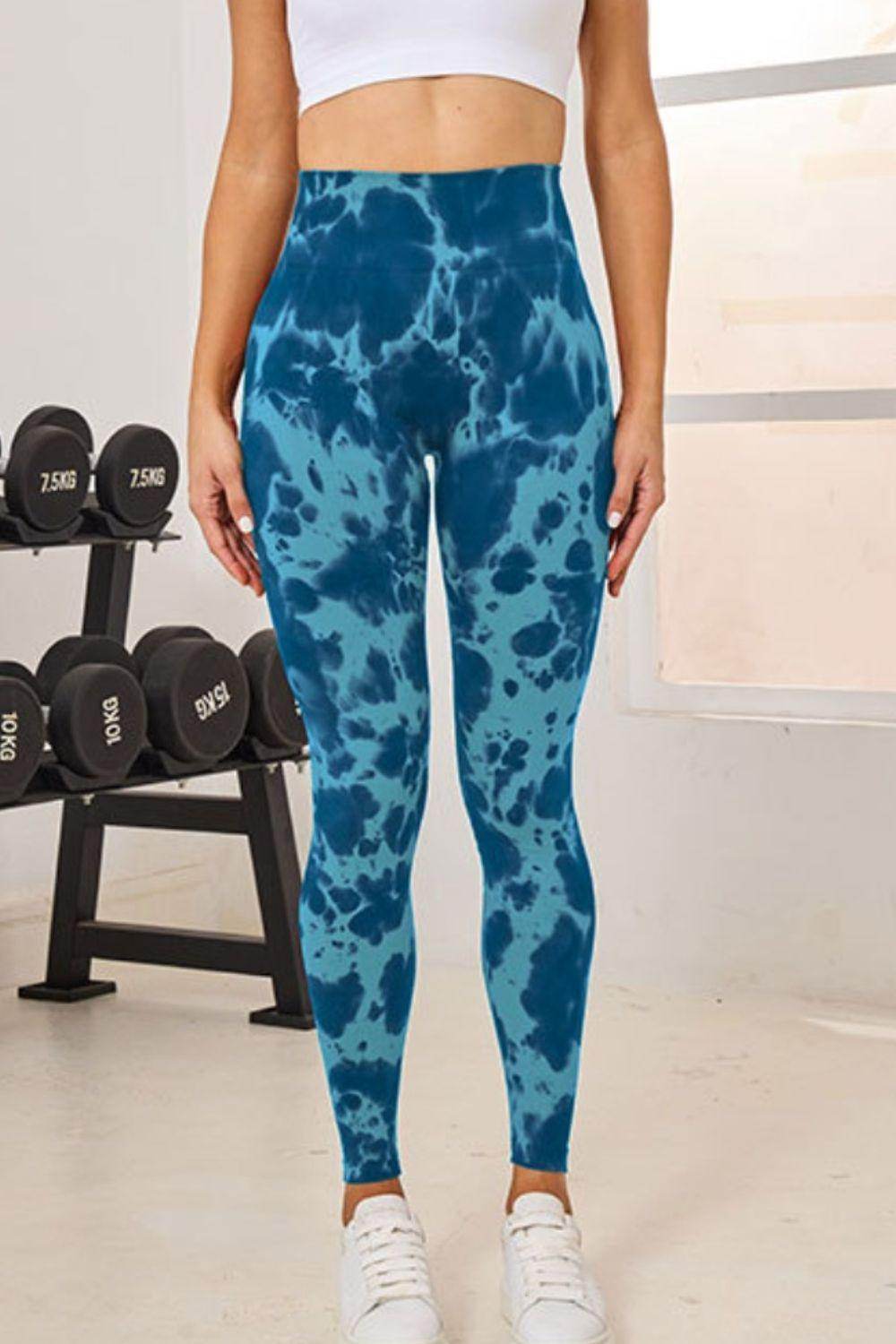 Tie-Dye High Waist Active Leggings for Comfortable Fitness Multiple colors!