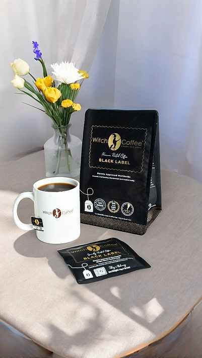 Witch Coffee - 13 Black Label individually Wrapped Steeped Coffee Bags