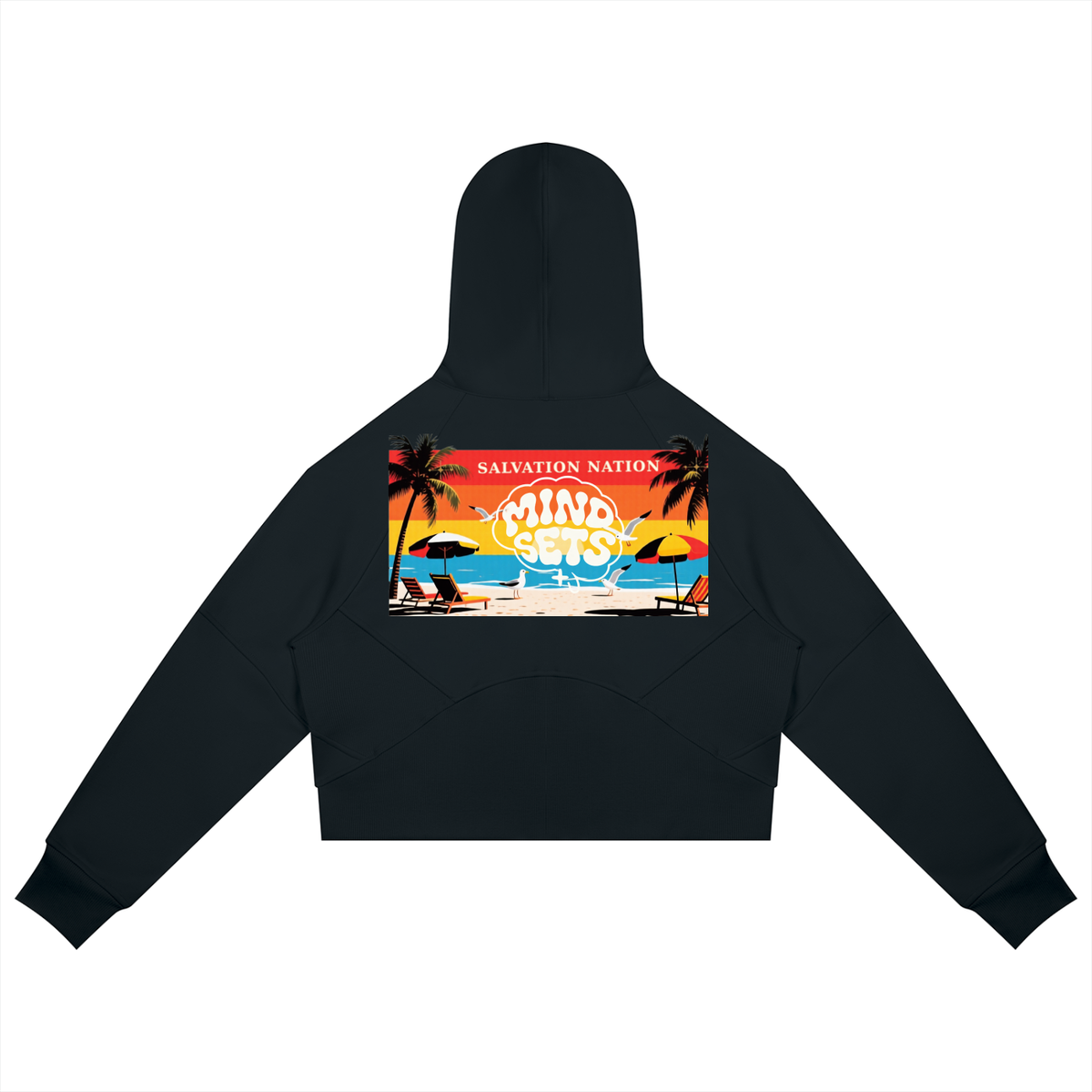 Salvation Nation Summer Mindsets Cropped Zip-Through Hoodie