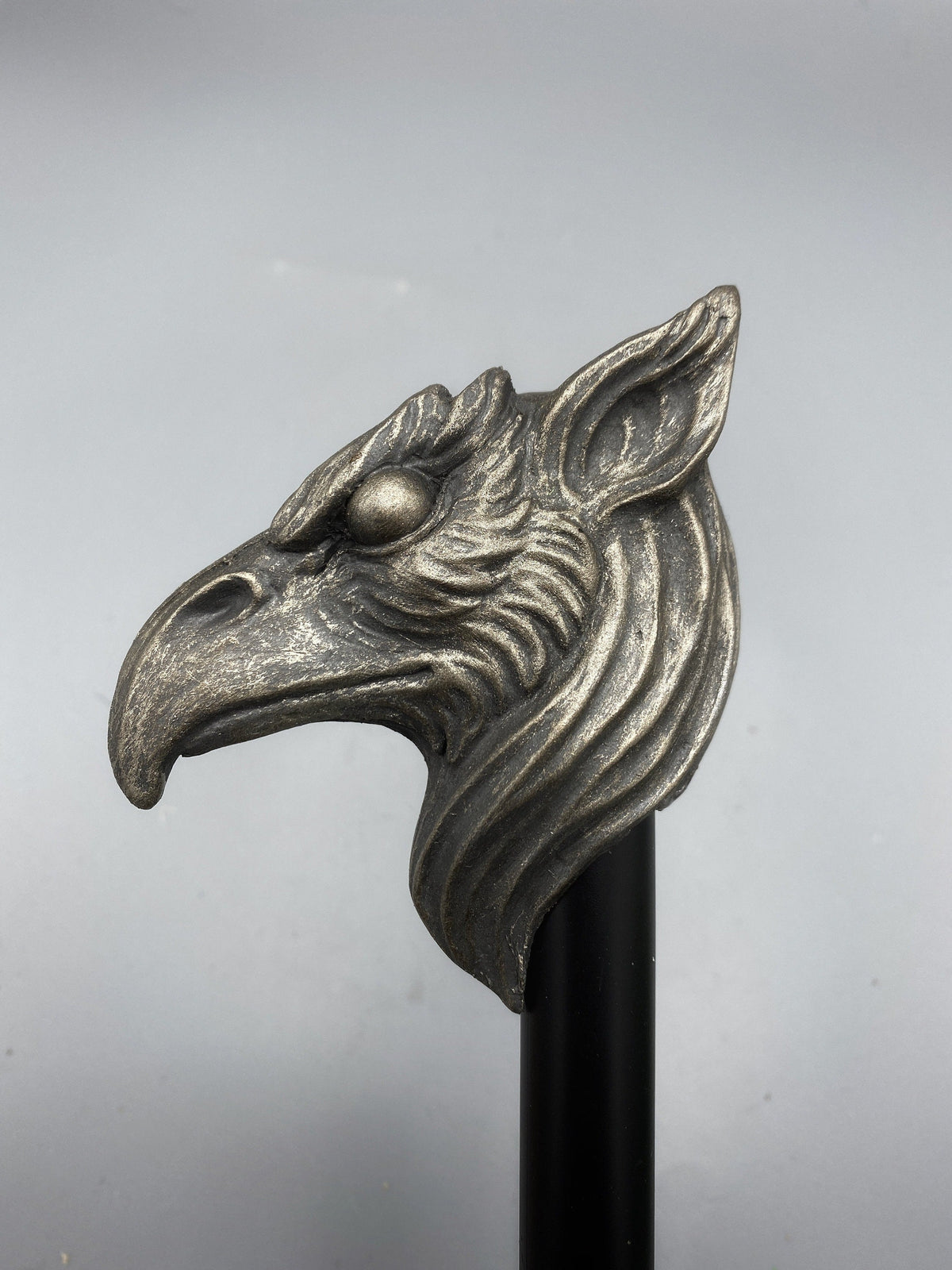 Griffin Umbrella.Hand Sculpted Resin | Medieval Gothic Umbrella, Parasol | Fantasy Cosplay Gryphon Head Umbrella, Gothic Accessory