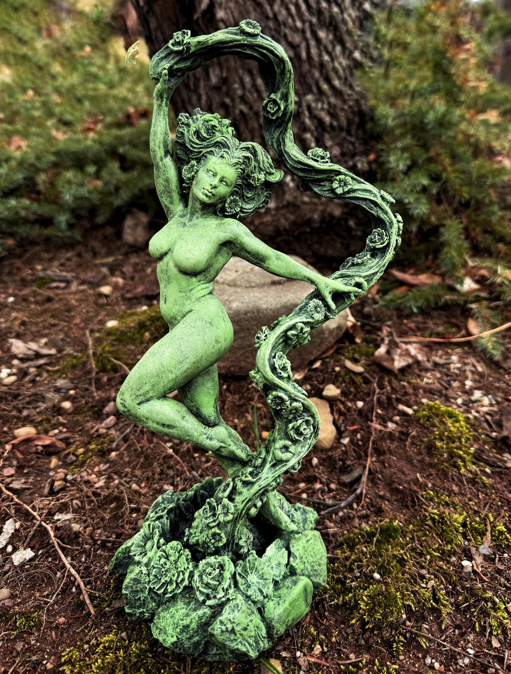 Gaia Statue: Goddess of the Earth | Mythological Gods Figurine | Myths and Legends Statue |Statue for Nature and Fantasy Art Lover Decor