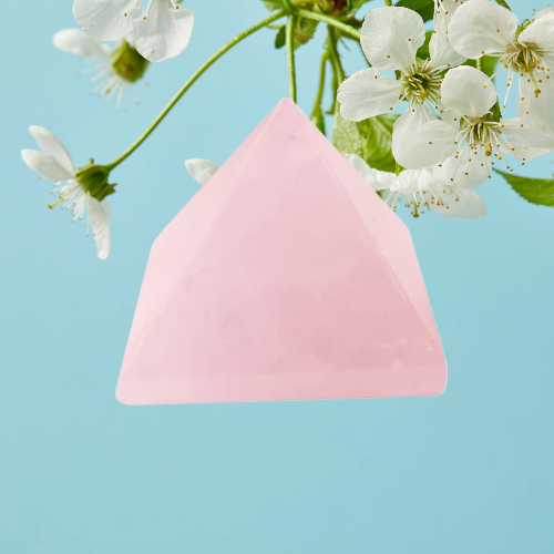 Rose Quartz Pyramid