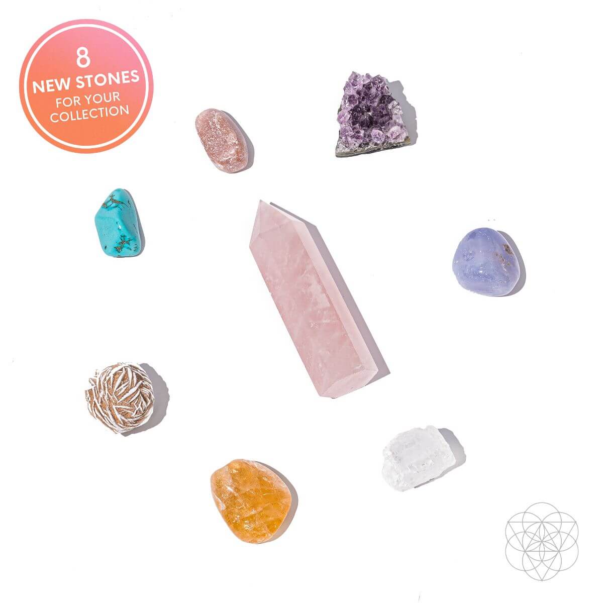 Wealth Goddess - The Divine Feminine Lamp- includes 8 stones